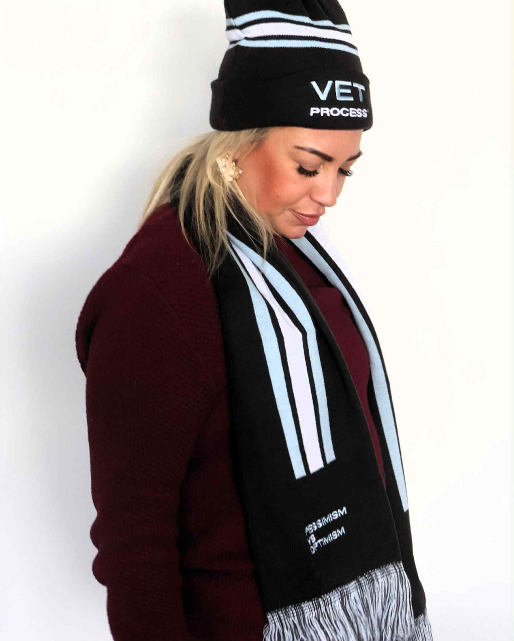 VET x Optimism Scarf - Navy