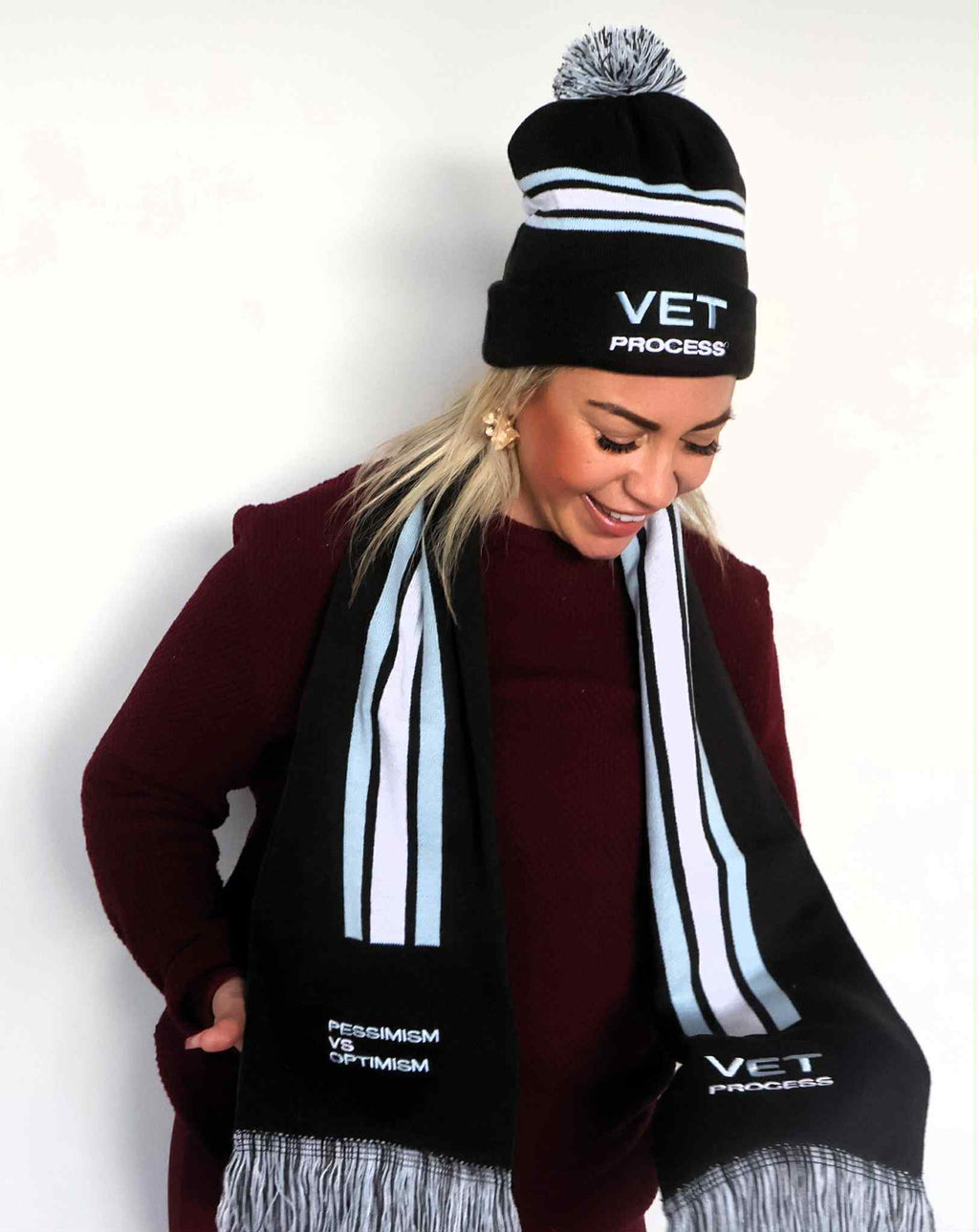 VET x Optimism Scarf - Navy