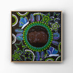 Echoes Of The Bush Wombat Original Artwork