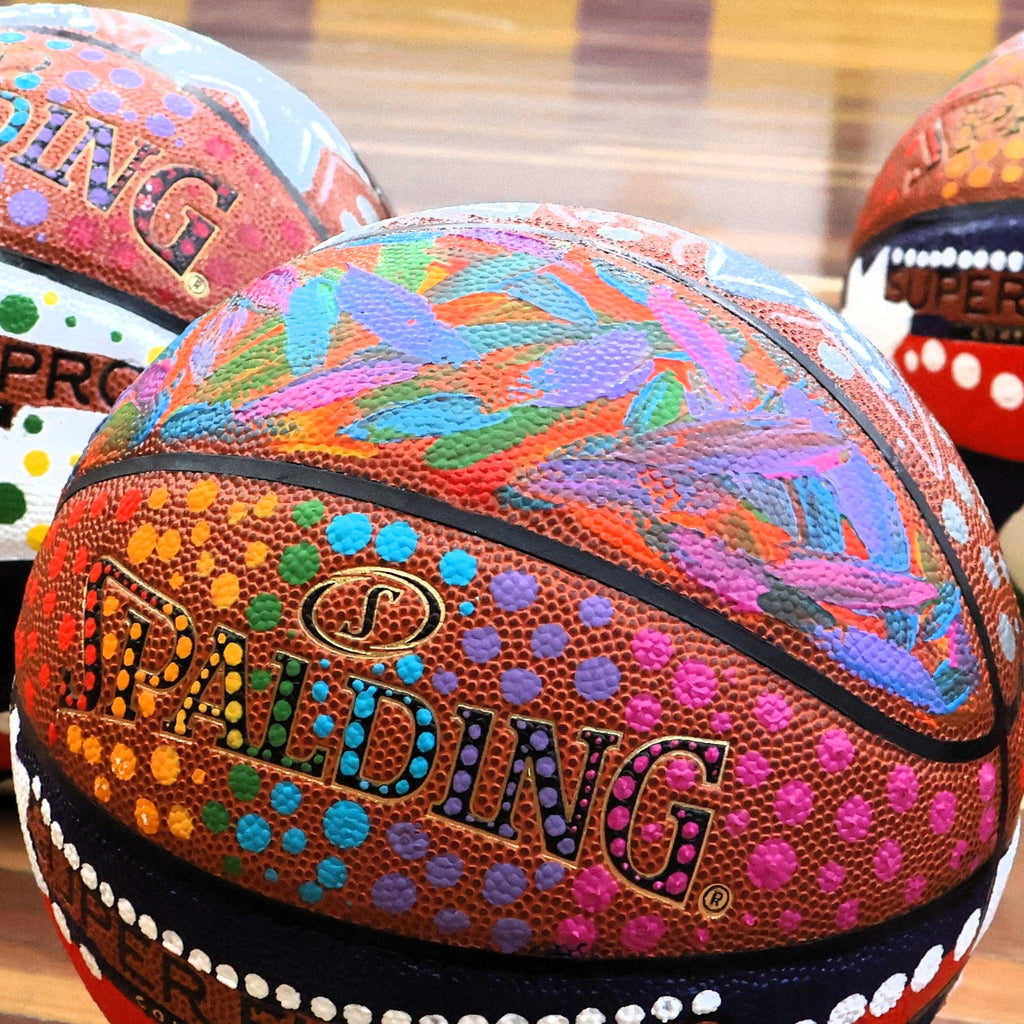 Limited Edition ‘Beyond the court’ Hand Painted Basketball