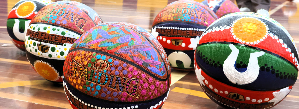 Limited Edition ‘Beyond the court’ Hand Painted Basketball