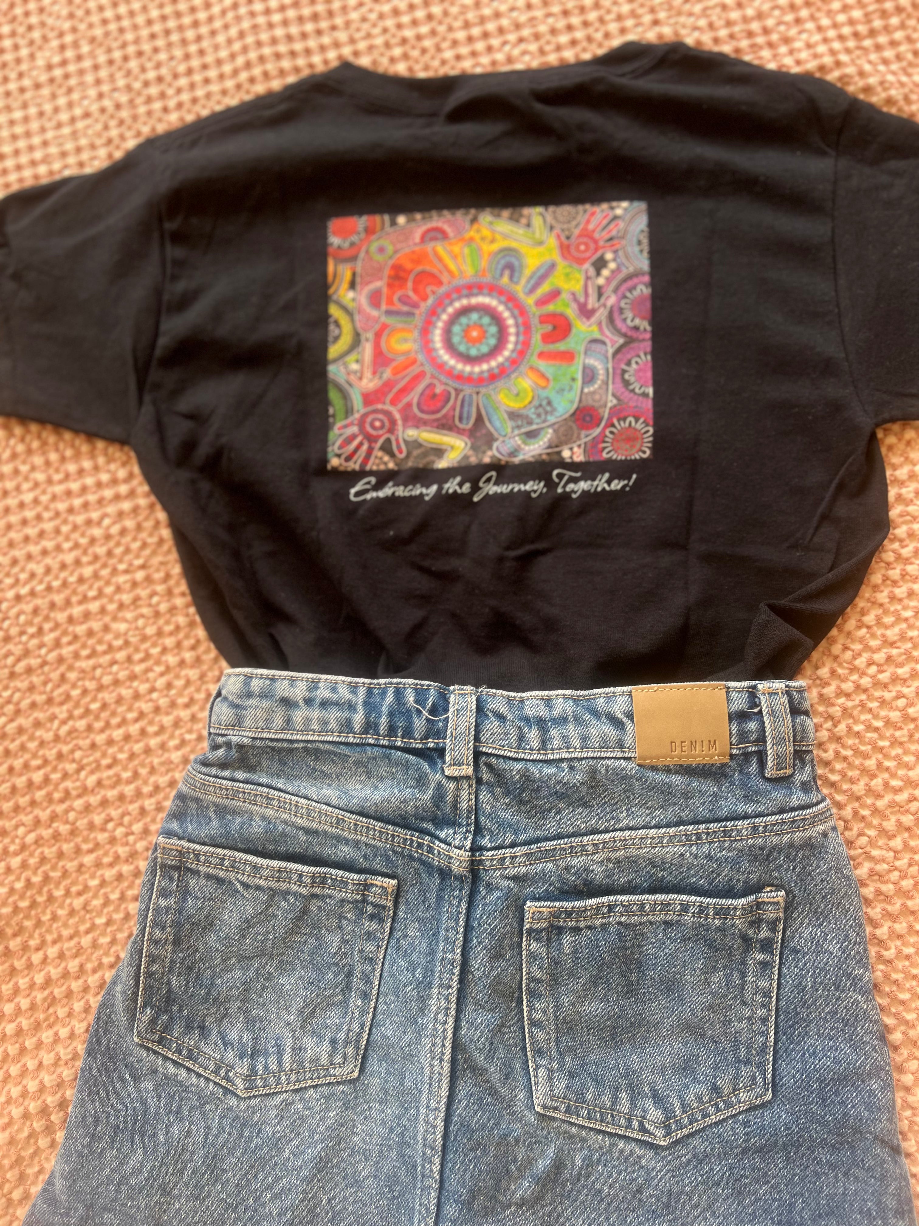 S (5-8 Years) – Embracing the Journey Together Kids’ T-Shirt