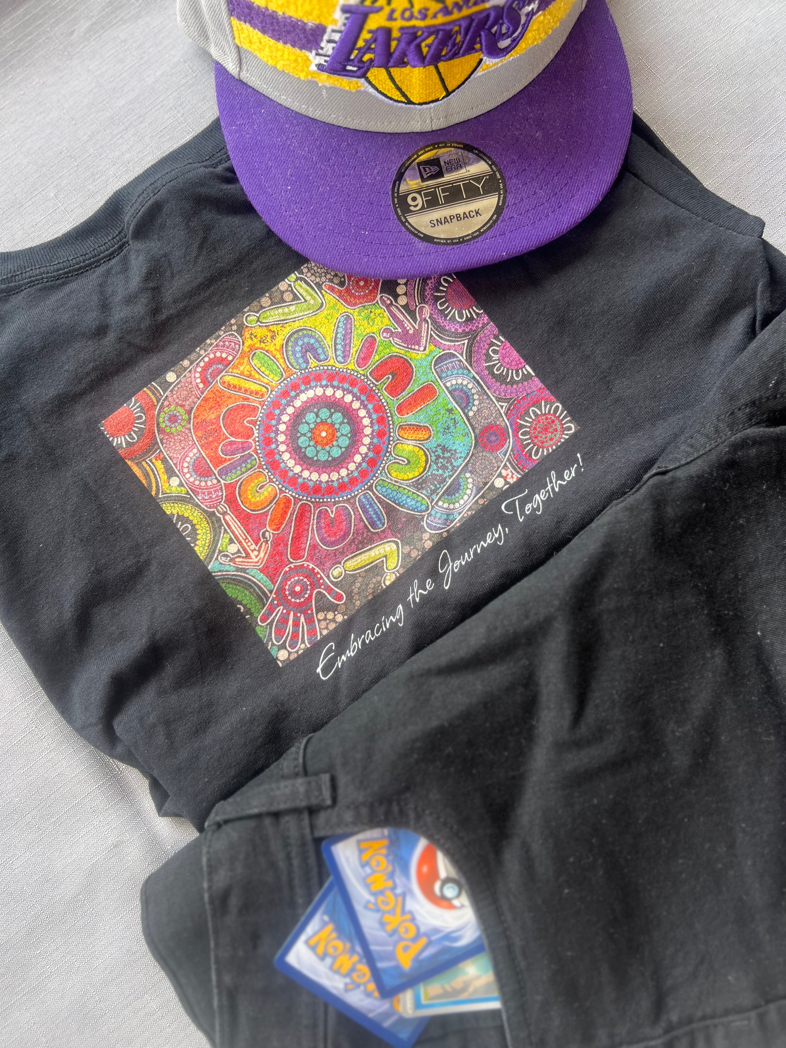 S (5-8 Years) – Embracing the Journey Together Kids’ T-Shirt