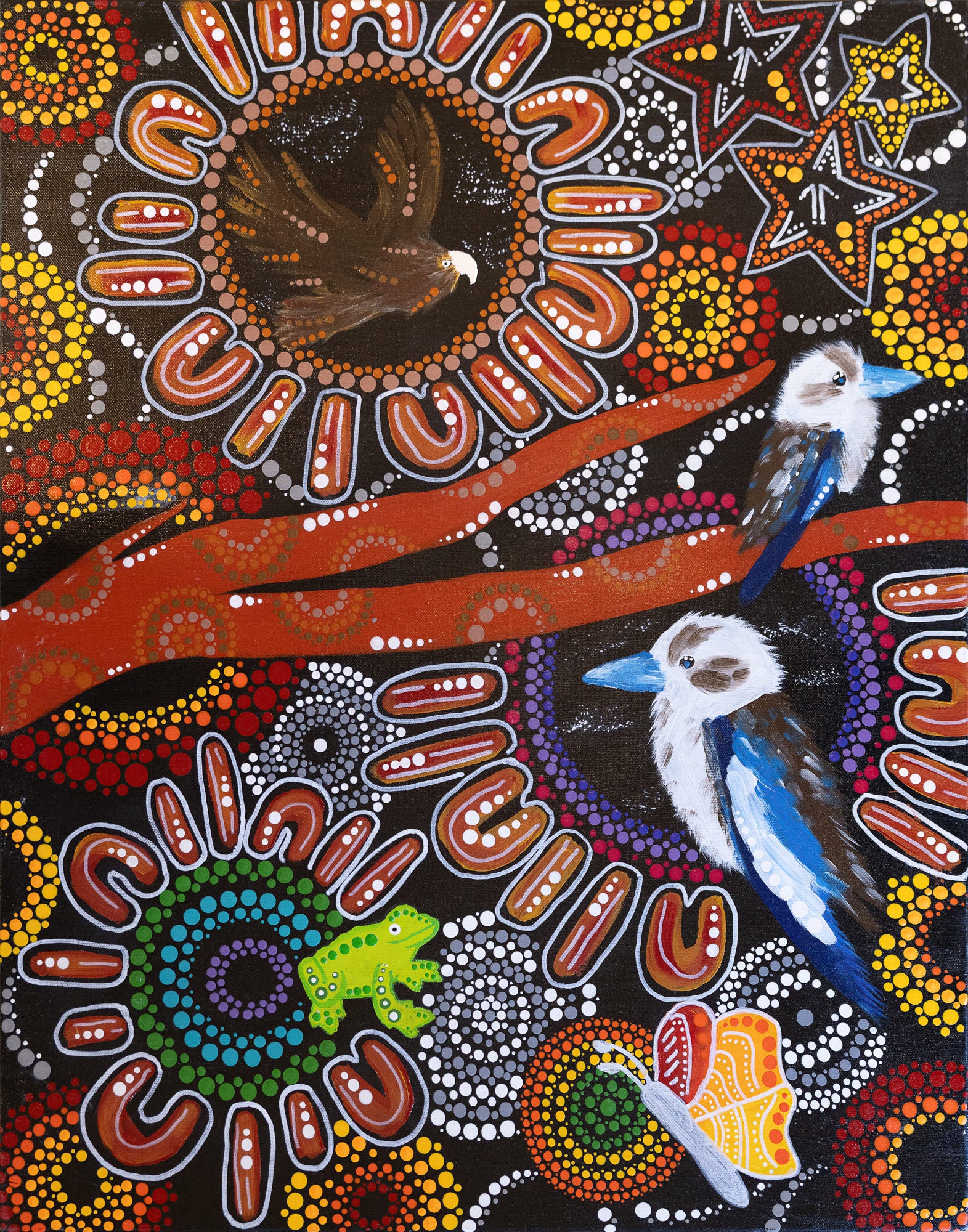 Guided by Bundjil Original Artwork