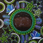 Echoes Of The Bush Wombat Original Artwork