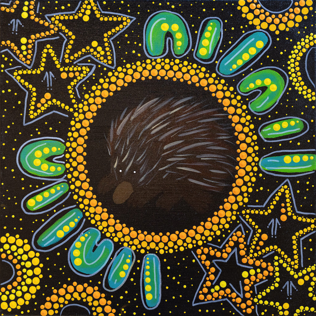 Echoes Of The Bush Echidna Original Artwork