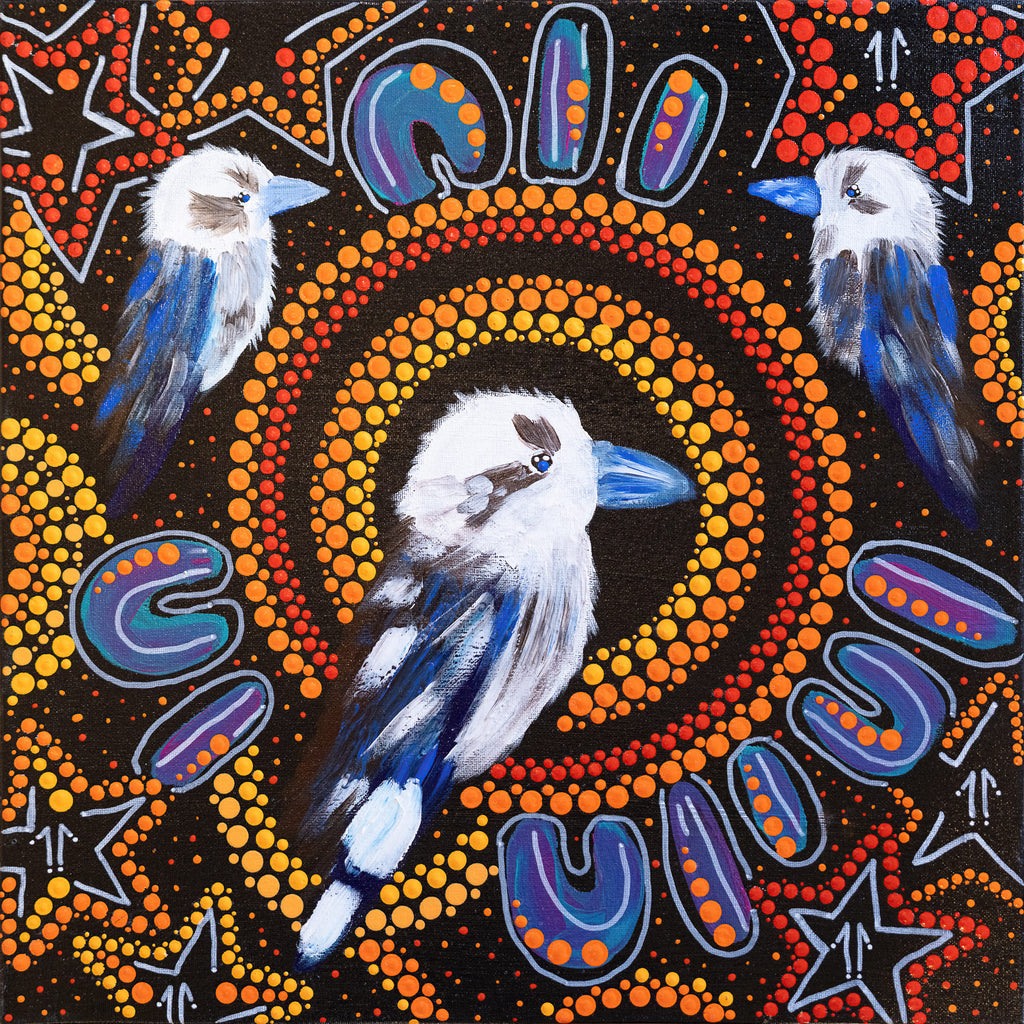 Echoes Of The Bush Kookaburra Original Artwork