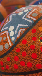 Limited Edition ‘Beyond the court’ Hand Painted Basketball